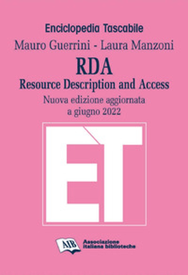 RDA. Resource Description and Access - Librerie.coop RDA. Resource Description and Access - Librerie.coop