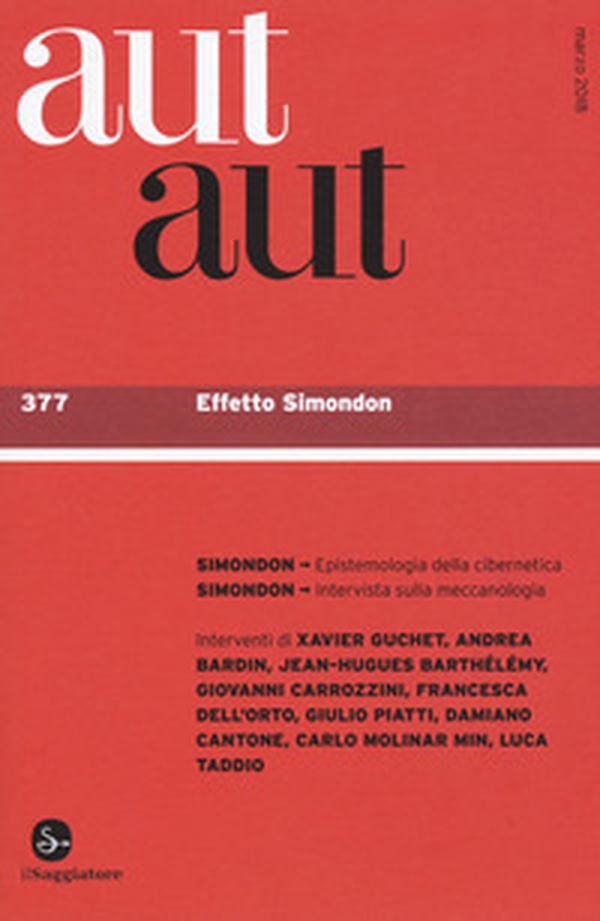 Aut aut - Vol. 377 - Librerie.coop Aut aut - Vol. 377 - Librerie.coop
