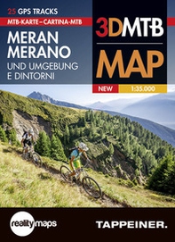 Moutainbike Karte Meran und Umgebung-Cartina mountainbike Merano e dintorni - Librerie.coop