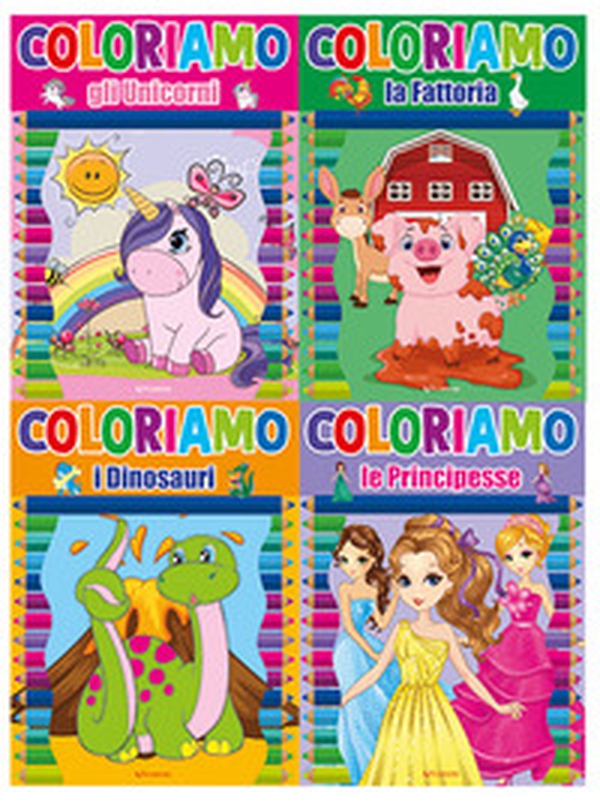 Coloriamo: fattoria-unicorni-dinosauri-principesse - Librerie.coop Coloriamo: fattoria-unicorni-dinosauri-principesse - Librerie.coop