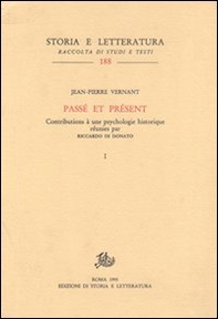 Passé et présent. Contributions à une psychologie historique - Librerie.coop