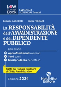 L(a)w content book. I manuali superiori tematici. La responsabilità dell'amministrazione e del dipendente pubblico. Per concorso in Magistratura - Vol. 3 - Librerie.coop L(a)w content book. I manuali superiori tematici. La responsabilità dell'amministrazione e del dipendente pubblico. Per concorso in Magistratura - Vol. 3 - Librerie.coop
