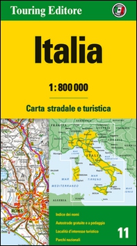 Italia 1:800.000. Carta stradale e turistica - Librerie.coop