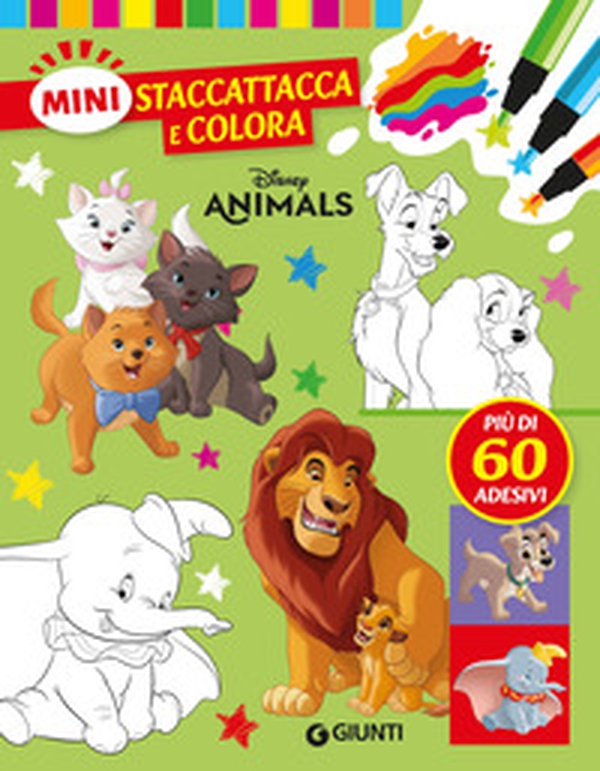 Disney animals. Mini staccattacca & colora. Con adesivi - Librerie.coop Disney animals. Mini staccattacca & colora. Con adesivi - Librerie.coop