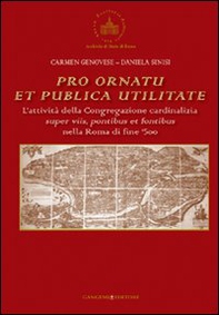 Pro ornatu et publica utilitate. L'attività della Congregazione cardinalizia super viis, pontibus et fontibus nella Roma di fine '500 - Librerie.coop