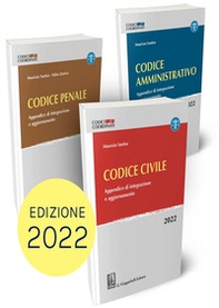 Codice penale-Codice amministrativo-Codice civile. Appendici di integrazione e aggiornamento 2022. Kit - Librerie.coop Codice penale-Codice amministrativo-Codice civile. Appendici di integrazione e aggiornamento 2022. Kit - Librerie.coop