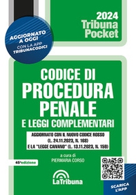 Codice di procedura penale e leggi complementari - Librerie.coop