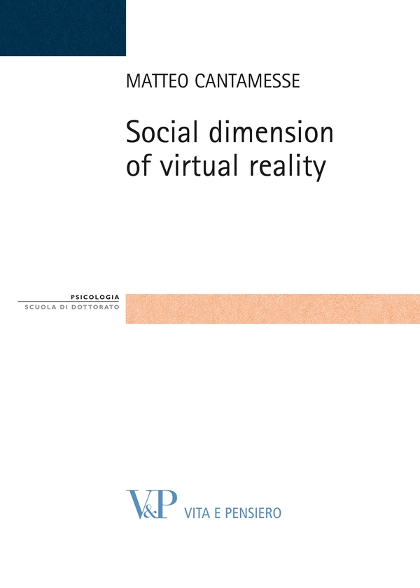 Social dimension of virtual reality - Librerie.coop Social dimension of virtual reality - Librerie.coop