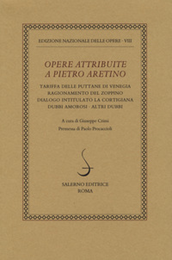 Opere attribuite a Pietro Aretino - Librerie.coop Opere attribuite a Pietro Aretino - Librerie.coop