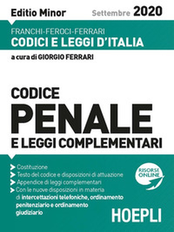 Codice penale e leggi complementari. Ediz. minore - Librerie.coop Codice penale e leggi complementari. Ediz. minore - Librerie.coop