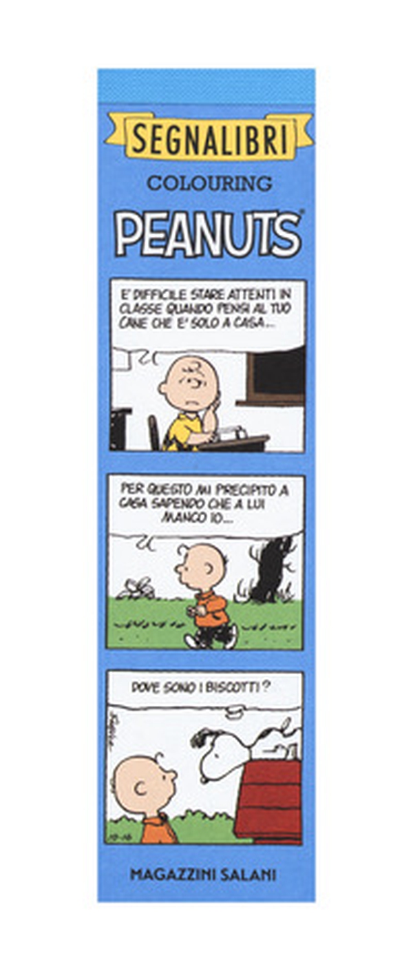 Peanuts. Segnalibri colouring - Librerie.coop Peanuts. Segnalibri colouring - Librerie.coop