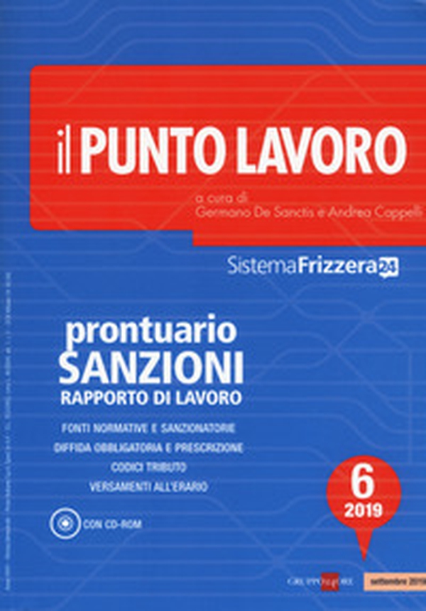 Il punto lavoro. Prontuario sanzioni rapporto di lavoro 2019 - Librerie.coop Il punto lavoro. Prontuario sanzioni rapporto di lavoro 2019 - Librerie.coop