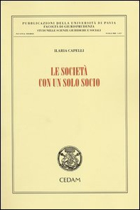 Le società con un solo socio - Librerie.coop