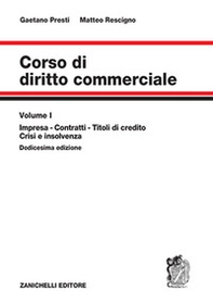 Corso di diritto commerciale - Vol. 1 - Librerie.coop
