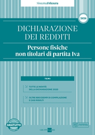 Dichiarazione dei redditi 2020 - Persone Fisiche non titolari di Partita Iva - Librerie.coop Dichiarazione dei redditi 2020 - Persone Fisiche non titolari di Partita Iva - Librerie.coop