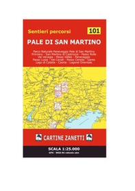 Pale di San Martino 1:25.00 reticolo GPS - Librerie.coop