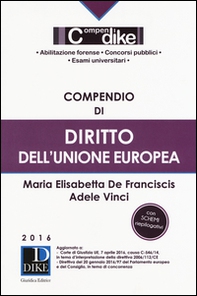 Compendio di diritto dell'Unione Europea - Librerie.coop Compendio di diritto dell'Unione Europea - Librerie.coop