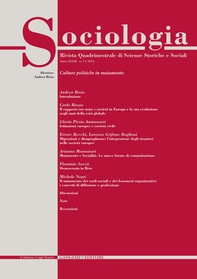 Sociologia n. 3/2014 - Librerie.coop Sociologia n. 3/2014 - Librerie.coop