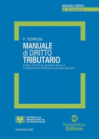 Manuale di diritto tributario. Analisi di principi generali, istituti e problematiche dottrinali e giurisprudenziali - Librerie.coop Manuale di diritto tributario. Analisi di principi generali, istituti e problematiche dottrinali e giurisprudenziali - Librerie.coop
