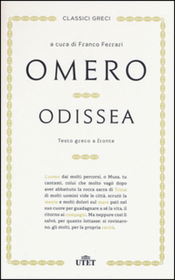 Odissea. Testo greco a fronte - Librerie.coop Odissea. Testo greco a fronte - Librerie.coop