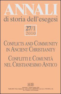 Annali di storia dell'esegesi - Vol. 27\1 - Librerie.coop