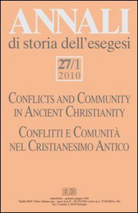 Annali di storia dell'esegesi - Vol. 27\1 - Librerie.coop