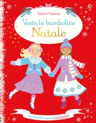 Natale. Vesto le bamboline. Con adesivi - Librerie.coop