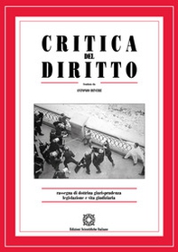 Critica del diritto. Rassegna di dottrina giurisprudenza legislazione e vita giudiziaria - Librerie.coop