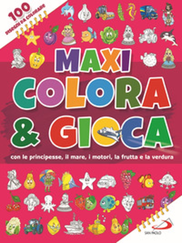 Maxi colora & gioca. Con le principesse, il mare, i motori, la frutta e la verdura - Librerie.coop Maxi colora & gioca. Con le principesse, il mare, i motori, la frutta e la verdura - Librerie.coop