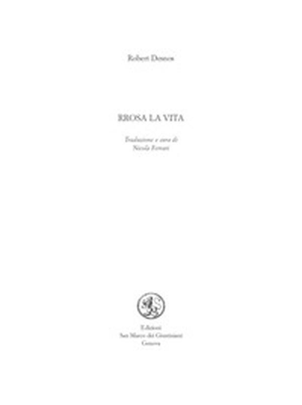 Rrosa la vita. Ediz. italiana e francese - Librerie.coop Rrosa la vita. Ediz. italiana e francese - Librerie.coop