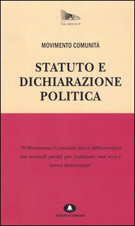 Statuto e dichiarazione politica - Librerie.coop