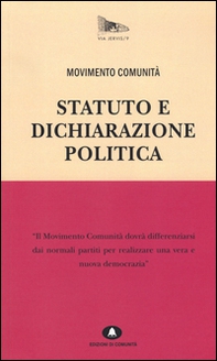 Statuto e dichiarazione politica - Librerie.coop Statuto e dichiarazione politica - Librerie.coop