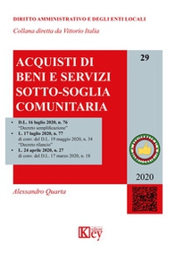 Acquisti di beni e servizi sotto-soglia comunitaria - Librerie.coop