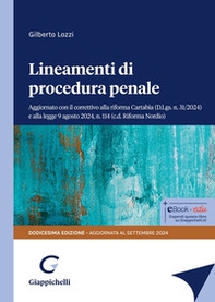 Lineamenti di procedura penale - Librerie.coop Lineamenti di procedura penale - Librerie.coop