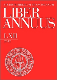 Liber annuus 2012. Ediz. italiana, inglese e tedesca - Librerie.coop