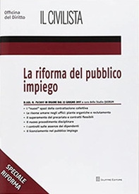 La riforma del pubblico impiego. Il D. Lgs. n. 75/2017 - Librerie.coop