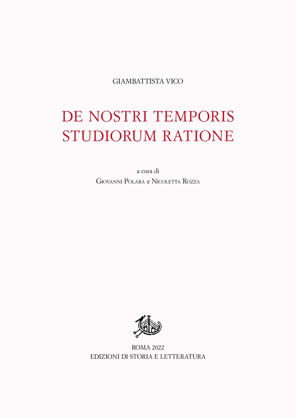 De nostri temporis studiorum ratione - Librerie.coop De nostri temporis studiorum ratione - Librerie.coop