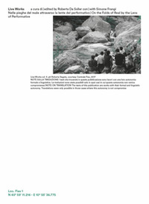 Live Works. Nelle pieghe del reale attraverso la lente del performativo?-On the folds of real by the lens of performative - Librerie.coop Live Works. Nelle pieghe del reale attraverso la lente del performativo?-On the folds of real by the lens of performative - Librerie.coop