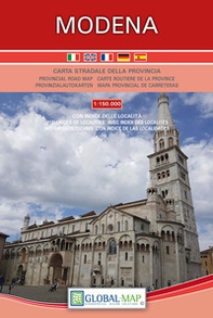 Modena. Carta stradale della provincia 1:150.000 - Librerie.coop