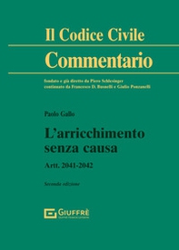 L'arricchimento senza causa. Artt. 2041-2042 - Librerie.coop