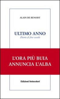 Ultimo anno. Diario di fine secolo - Librerie.coop