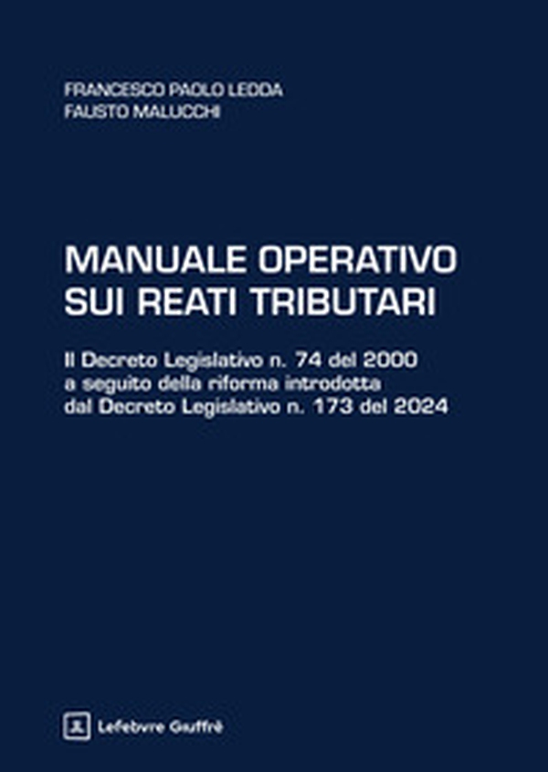 Manuale operativo sui reati tributari - Librerie.coop
