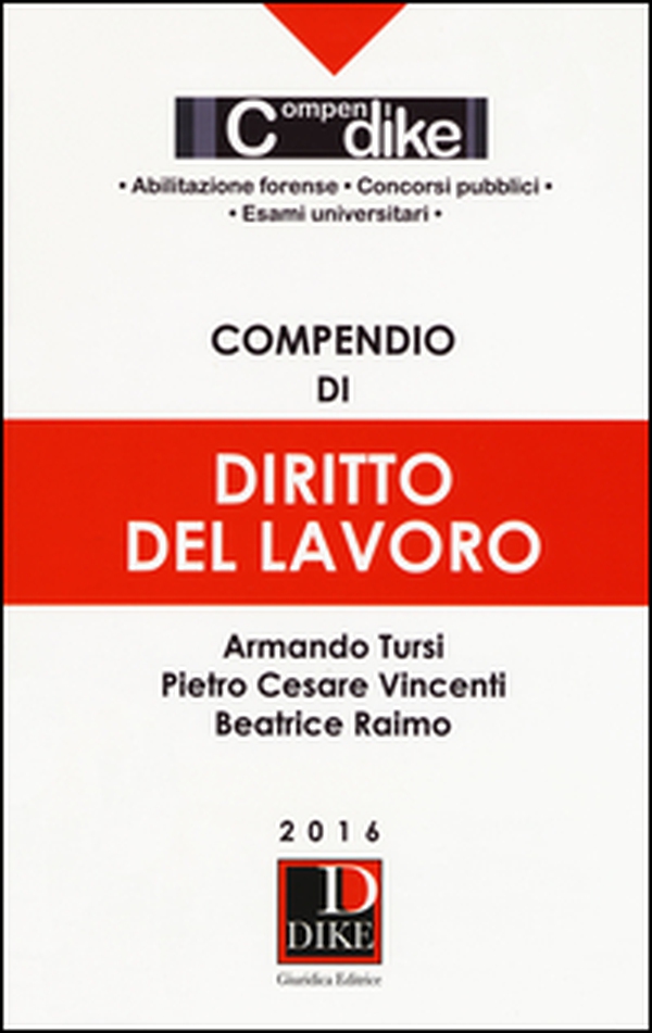 Compendio di diritto del lavoro - Librerie.coop Compendio di diritto del lavoro - Librerie.coop