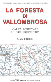 La foresta di Vallombrosa. Carta forestale ed escursionistica 1:10.000 - Librerie.coop