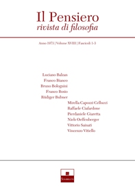 Il Pensiero (1973/1-3) - Librerie.coop Il Pensiero (1973/1-3) - Librerie.coop