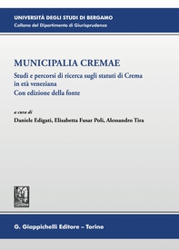 Municipalia Cremae - e-Book - Librerie.coop