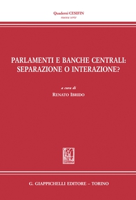 Parlamenti e Banche centrali: separazione o interazione? - e-Book - Librerie.coop