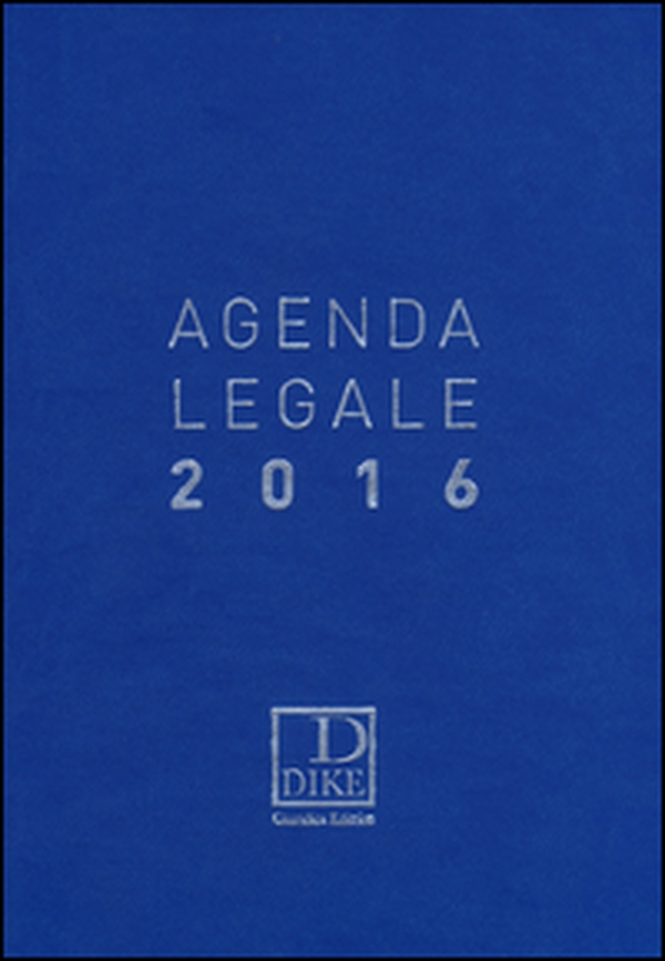 Agenda legale 2016 - Librerie.coop Agenda legale 2016 - Librerie.coop