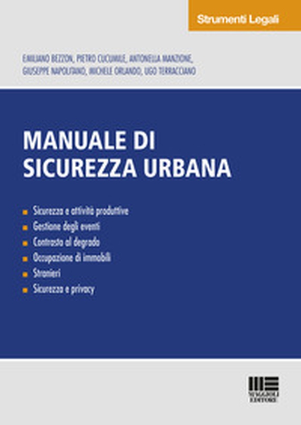 Manuale di sicurezza urbana - Librerie.coop Manuale di sicurezza urbana - Librerie.coop