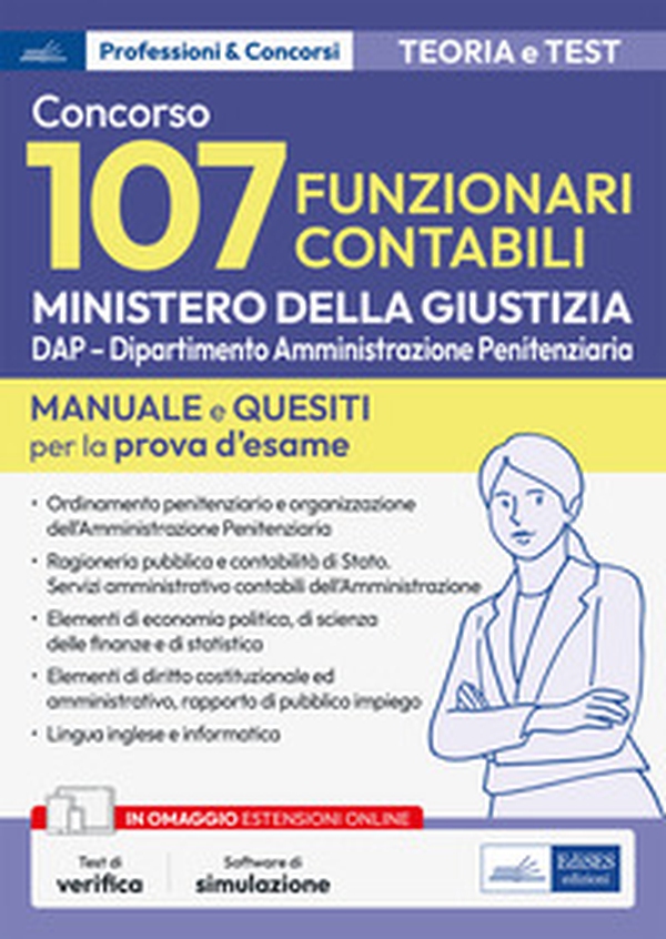 Concorso 107 funzionari contabili dipartimento amministrazione penitenziaria - Librerie.coop Concorso 107 funzionari contabili dipartimento amministrazione penitenziaria - Librerie.coop